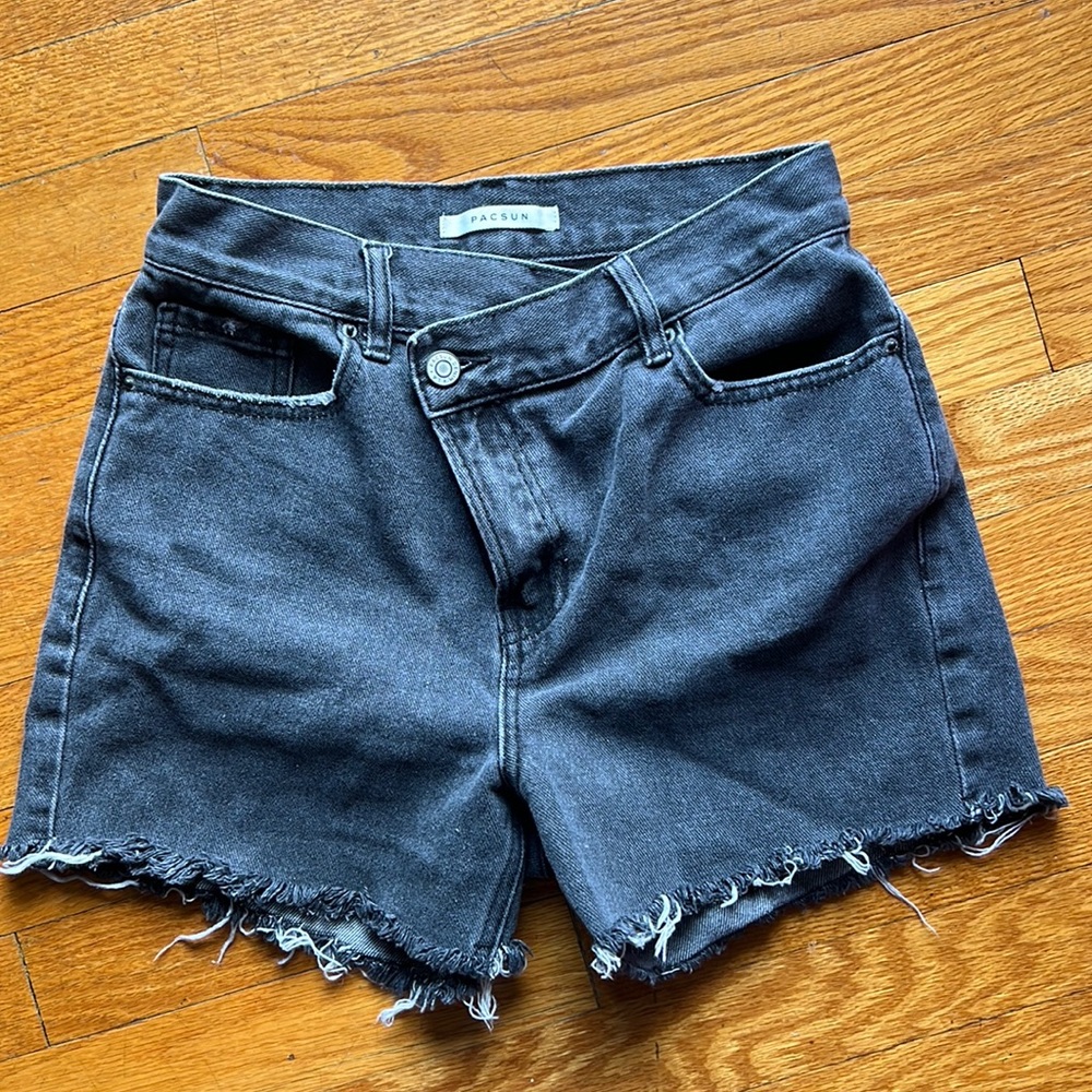 Crossover PacSun Jean Shorts Black